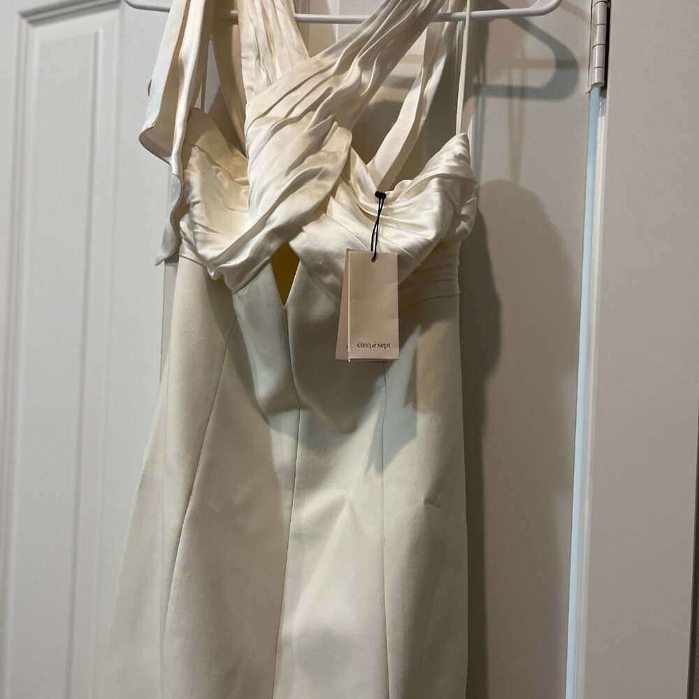White Midi Cinq a Sept Dress - Picture 5 of 7